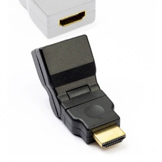 Afbeelding van HDMI adapter Nedis (4K@30Hz, Draaibaar, Verguld)
