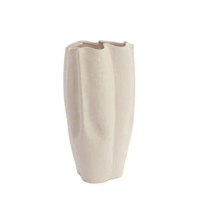 Afbeelding van Light &amp; Living Vaas SANGULI 28x27.5x56cm Wit
