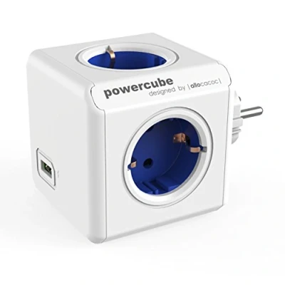 Afbeelding van Allocacoc Powercube Original USB Blauw