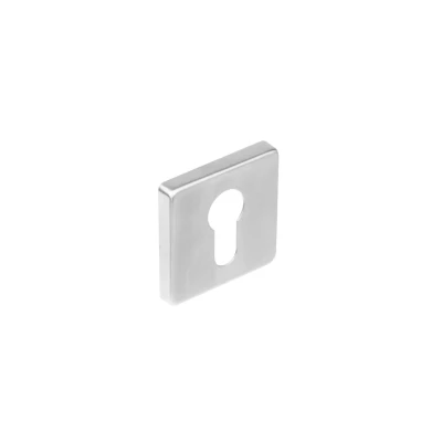 Afbeelding van Intersteel Profielcilinderplaat RVS met nokken vierkant 53x53x8 mm
