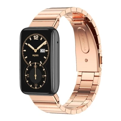 Afbeelding van Stalen schakelband Rosé goud Xiaomi Smart band 7 Pro