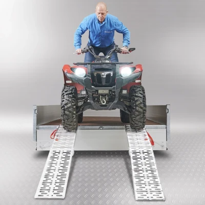 Afbeelding van Extra verstevigde oprijplaat voor motoren 225cm 2 stuks