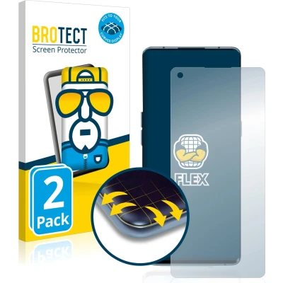Afbeelding van BROTECT Screenprotector voor Oppo Reno 4 Pro Folie Beschermfolie transparant volledig dekking (2 Stuks)