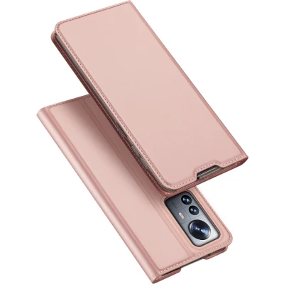 Afbeelding van Dux Ducis Telefoonhoesje geschikt voor Xiaomi 12 Pro Skin Book Case Rosé Goud