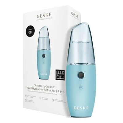 Afbeelding van GESKE SmartAppGuided™ Facial Hydration Refresher 4 in 1 Waterverstuiver Gezichtsspray Waterspray Gezichtsreiniging Cosmetica Natuurlijke glans