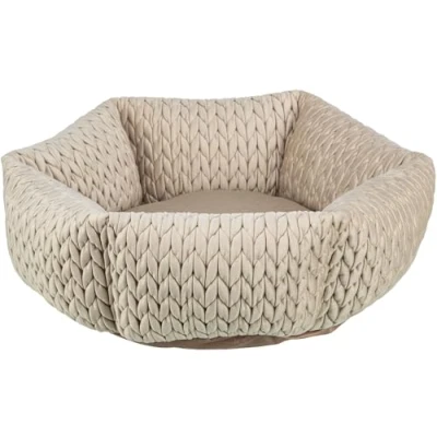 Afbeelding van TRIXIE HONDENMAND LIVIA ROND ZAND 50X50 CM