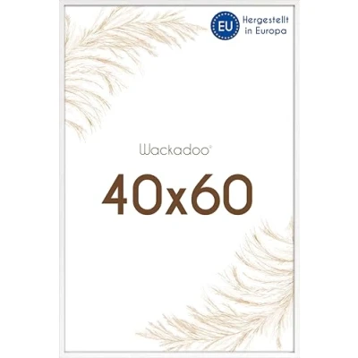 Afbeelding van Wackadoo Fotolijst 40 x 60 cm, wit met glasplaat, Italiaans hout