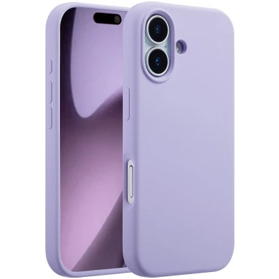 Afbeelding van Accezz Liquid Silicone Backcover met MagSafe voor de Apple iPhone 17 Paars