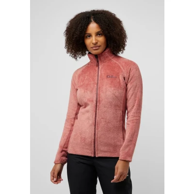 Afbeelding van Jack Wolfskin Rotwand FZ W Fleecejas, Dames, Maat: Large, Mineral red