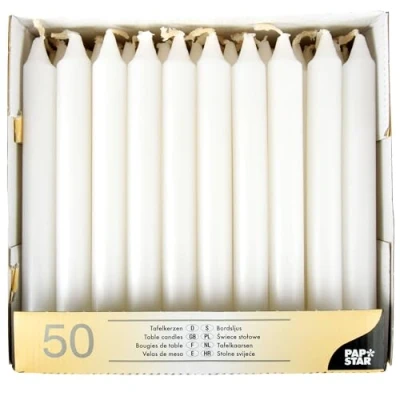 Afbeelding van PAPSTAR Tafelkerzen 13800 VE50