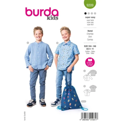 Afbeelding van Burda nr. 9209 maat 104 146