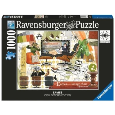 Afbeelding van Ravensburger Eames Classic Design puzzel 1000 stukjes, cadeau idee, voor hem of haar, volwassenen