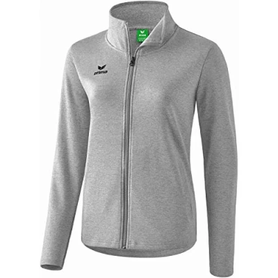 Afbeelding van Sweatjack dames licht grey melange / 46