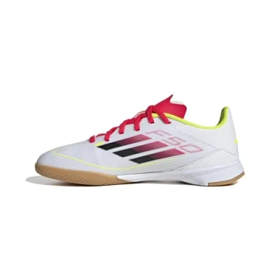 Afbeelding van adidas Performance F50 League Indoor Voetbalschoenen Kids Kinderen Wit 28