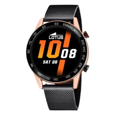 Afbeelding van Lotus Horloge accessoires, Heren, Maat: One Size, Black rose gold