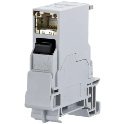 Afbeelding van Metz Connect 1401806113KE Netwerkdoos DIN rails CAT 6 Lichtgrijs