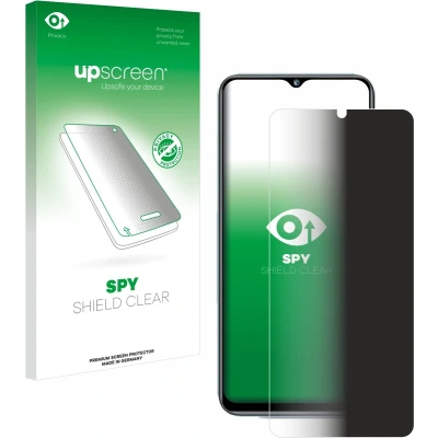 Afbeelding van upscreen Spy Shield Privacy Beschermer (1 Stuk, Realme C35), Smartphone beschermfolie, Blauw