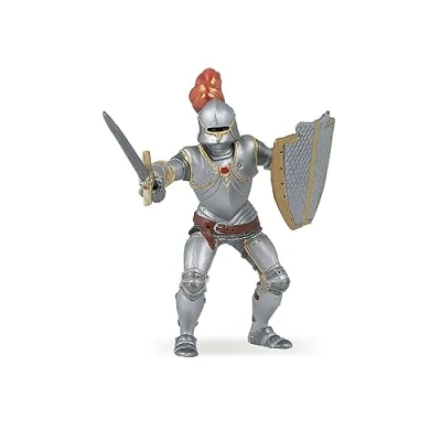 Afbeelding van Papo Ridder in pantser met rode veer, wereldmiddeleeuwen figuur, 39244