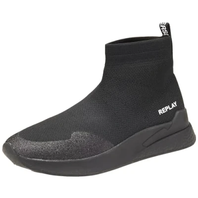 Afbeelding van Replay Gbs54 .000.c0006t meisjes sneakers, zwart., 39 EU