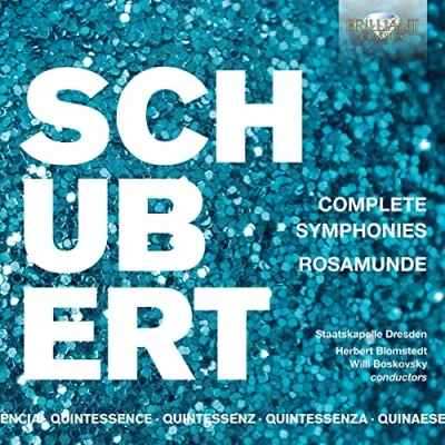 Afbeelding van Staatskapelle Dresden, Herbert Blomstedt Quintessence Schubert: Complete Symphonies, Rosamunde (5 CD)