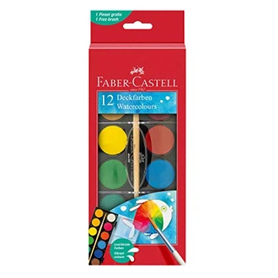 Afbeelding van Waterverfdoos FC 12 kleuren Faber Castell