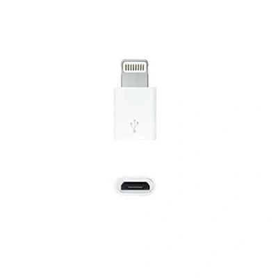 Afbeelding van Nanocable 10.10.4100 Adapter Lightning naar Micro USB, / B bus, wit