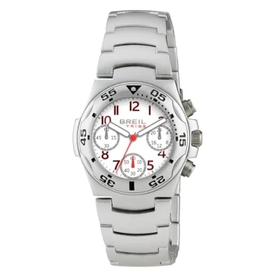 Afbeelding van Breil ICE uurwerk Chrono horloge voor heren, Wit staal, armband