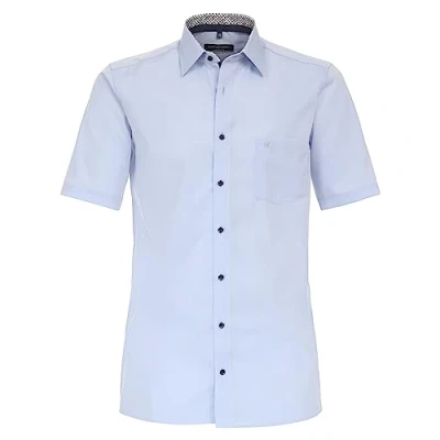 Afbeelding van CASAMODA Uni Comfort Fit business shirt met korte mouwen, Lichtblauw