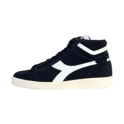 Afbeelding van Diadora GAME Unisex Sneakers hoog, Maat: 37, Blue denim Veloursleer