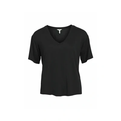 Afbeelding van Object Tshirt basic, Dames, Maat: Small, Black