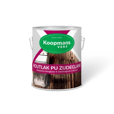 Afbeelding van Koopmans Houtlak PU Zijdeglans 0,25 ltr 217 grenen Huis &amp; Interieur