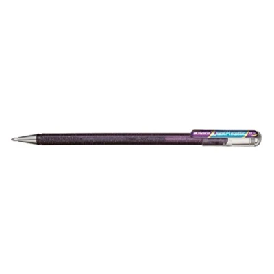 Afbeelding van Pentel Duo Gel K110 Violet/ Metallic Blauw
