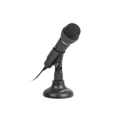 Image de Natec microphone black adder mini jack low noise, omniderctional nmi 0776