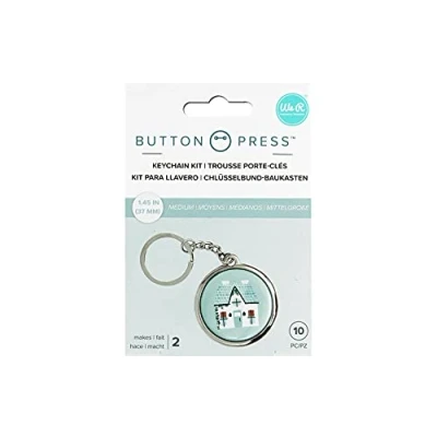 Afbeelding van WR Button Press 3 sleutelhangers 37 mm, 661074, metaal, eenheidsmaat