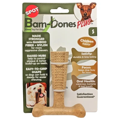 Afbeelding van Spot Bam Bones Plus Easy Grip Chicken Small