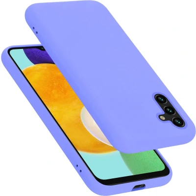 Afbeelding van Cadorabo Hoesje geschikt voor Samsung Galaxy A13 5G in LIQUID LICHT PAARS Beschermhoes gemaakt van flexibel TPU silicone Case Cover