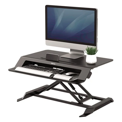 Image de Fellowes Lotus LT poste de travail assis debout noir