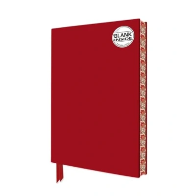 Afbeelding van Blank Artisan Notebooks Ruby Red Notebook (Flame Tree Journals)