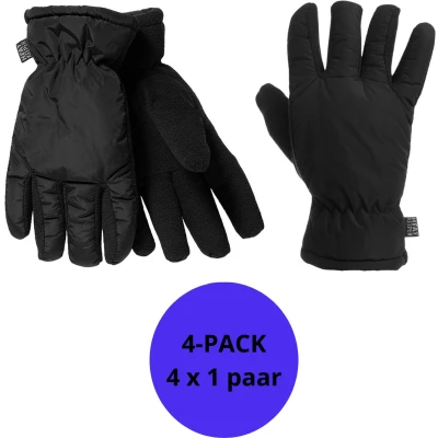 Afbeelding van Heatkeeper Mega thermo kinderhandschoenen Zwart 5/8 Jaar 4 Paar Warme handschoenen