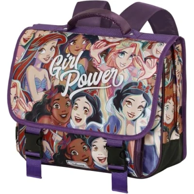 Afbeelding van KARACTERMANIA Disney Princess Girl Power Schooltas 2.0, Meerkleurig, 12 x 38 30 cm, inhoud 13,5 l, één maat, 2.0 meisjes power, rugzak