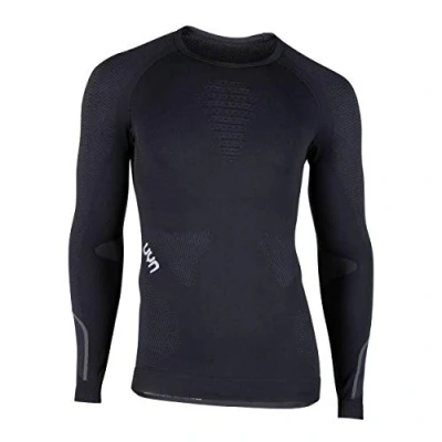 Afbeelding van UYN Bluse Ambityon UW Longsleeve, Heren, Maat: S/M, Blackboard/black/white