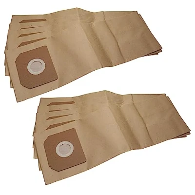 Afbeelding van vhbw 10 x zakken compatibel met Bosch GAS 35, 35 L, M, H AFC stofzuiger bruin papier