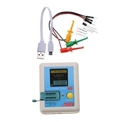 Afbeelding van YWBL WH LCR T7 TFT transistor tester multifunctionele kleurendisplay grafische test condensatortester,