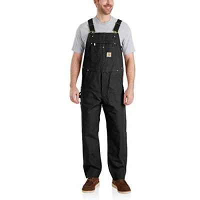 Afbeelding van Carhartt Duck bib overall black 102776 001 34