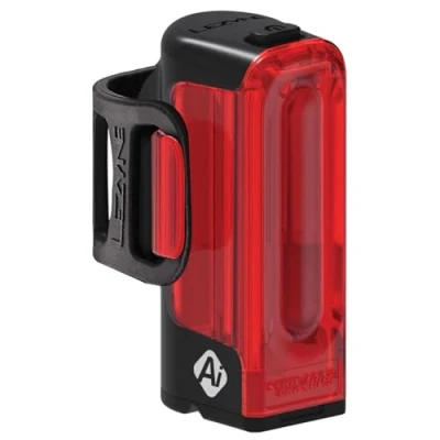 Afbeelding van Lezyne Strip Pro AI achterlicht Fietslamp Veiligheidslampje USB C Oplaadbare Fietsverlichting 7 standen Waarschuwing Remlichtfunctie IPX7 waterdichtingsnormen Zwart