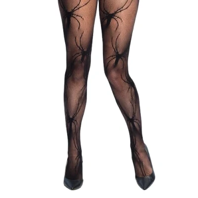 Afbeelding van Boland Panty Spider widow Volwassenen Vrouwen Heks Halloween en Horror Gothic