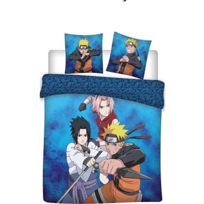 Afbeelding van Naruto Dekbedovertrek, Jutsu Lits Jumeaux 240 x 220 cm + (2) 65 Katoen