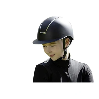 Afbeelding van HKM Cap Lady Shield Donkerblauw/Zilver 52 54cm