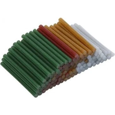 Afbeelding van Lijmpistool vullingen, d: 7 mm, l: 10 cm, 100 stuks, kleuren assorti