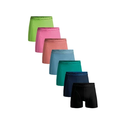 Afbeelding van Muchachomalo Heren Boxershorts 7 Pack Maat XL 95% Katoen Mannen Onderbroeken